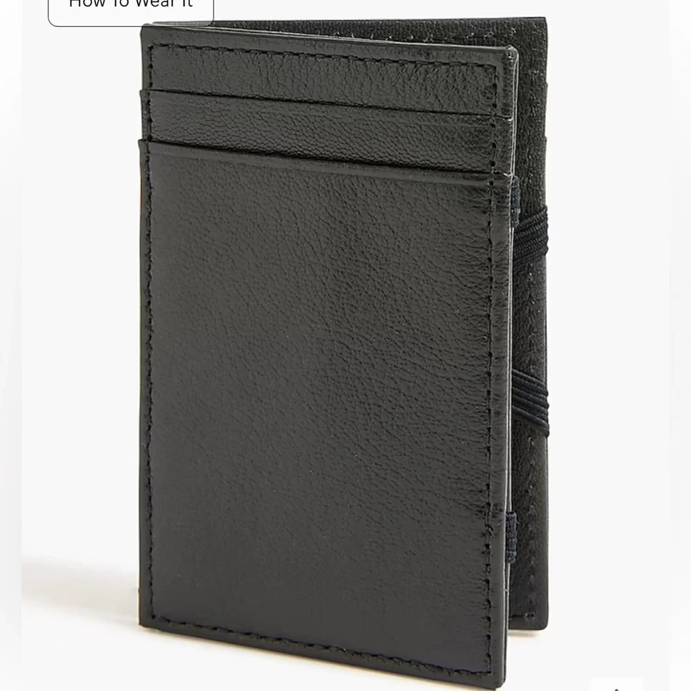 J crew Pebbled leather wallet